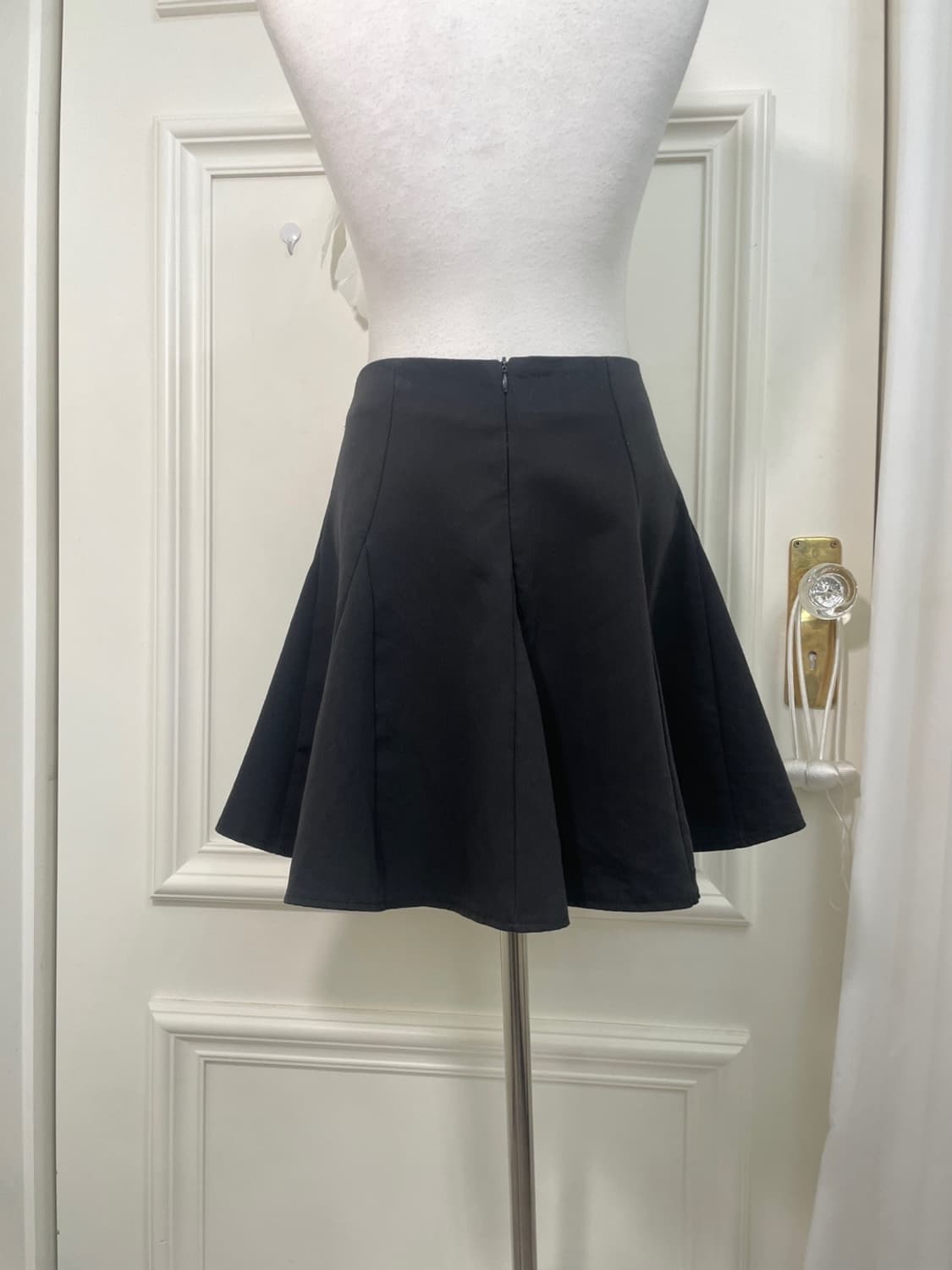 black flare basic skirt(size-M) 상품이미지4