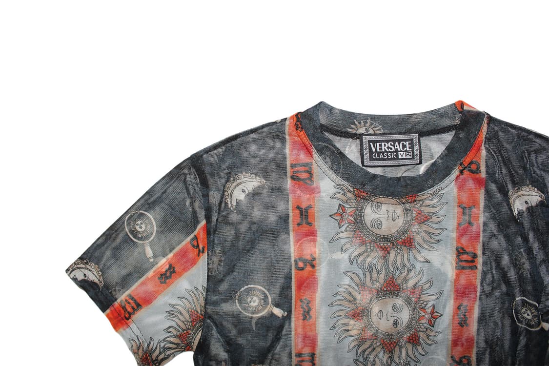 1990s 베르사체 메쉬 시스루 슬리브 상품이미지2