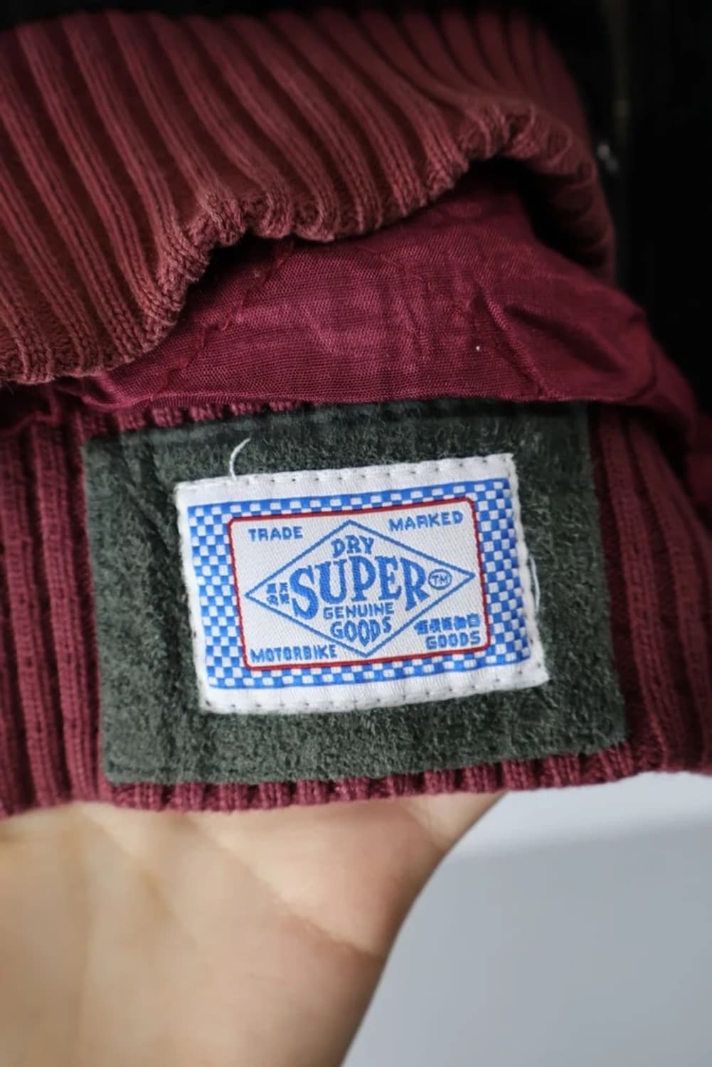 Superdry Crashed Biker Leather Jacket 상품이미지9