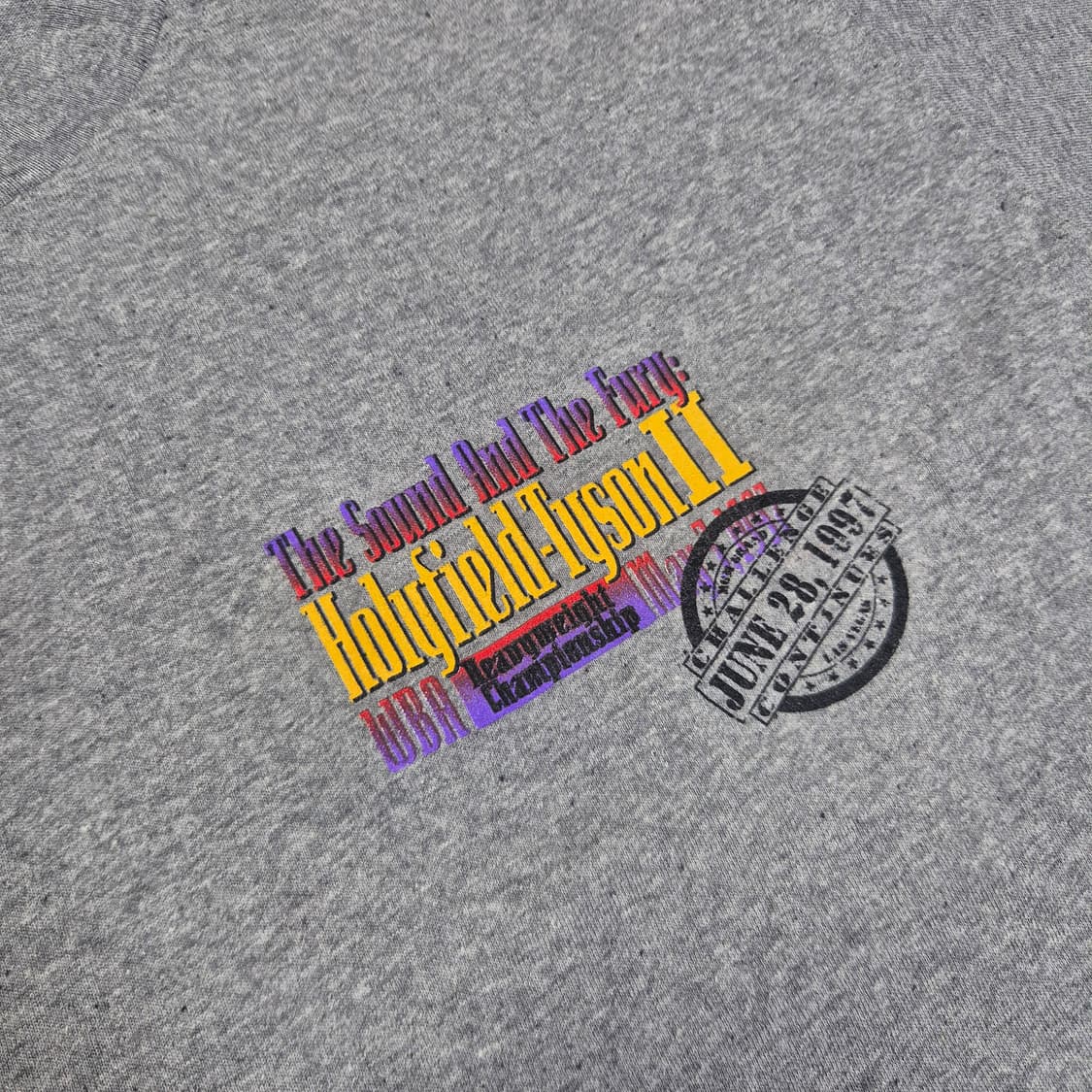[L]90s US made 마이크타이슨vs홀리필드 -814 상품이미지4