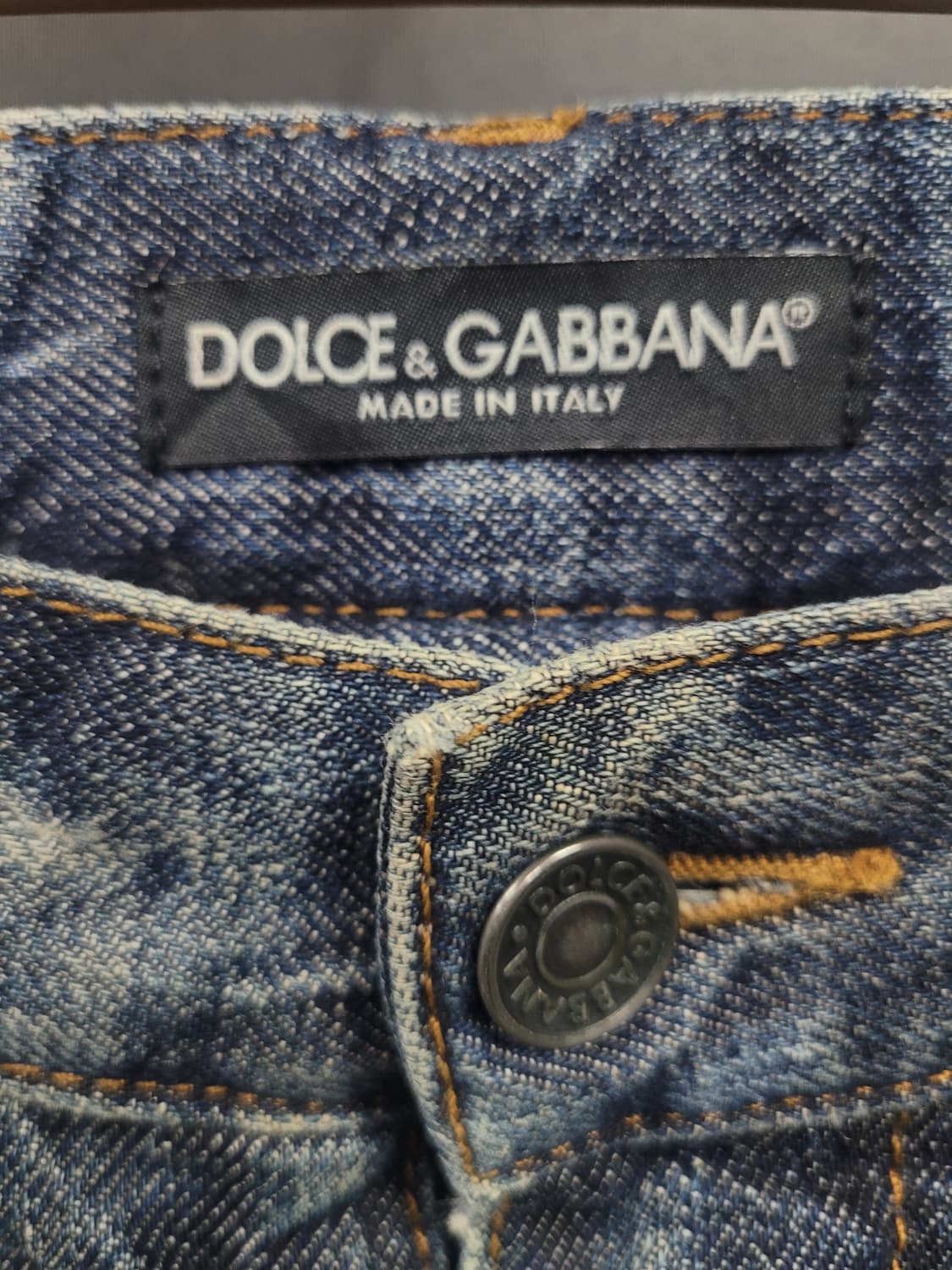 DOLCE AND GABBANA 돌체앤가바나 빈티지 데님팬츠 상품이미지6