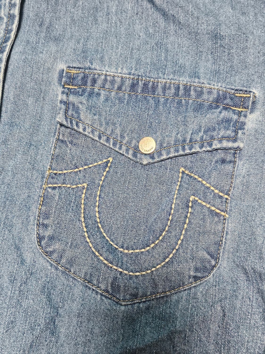 트루릴리젼 포켓 데님 워크 셔츠 L 상품이미지2