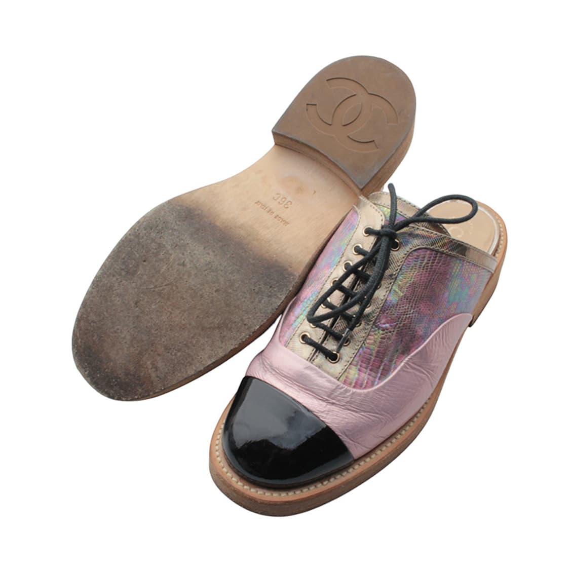 샤넬 홀로그램 리자드 캡토 블로퍼 36C 상품이미지3