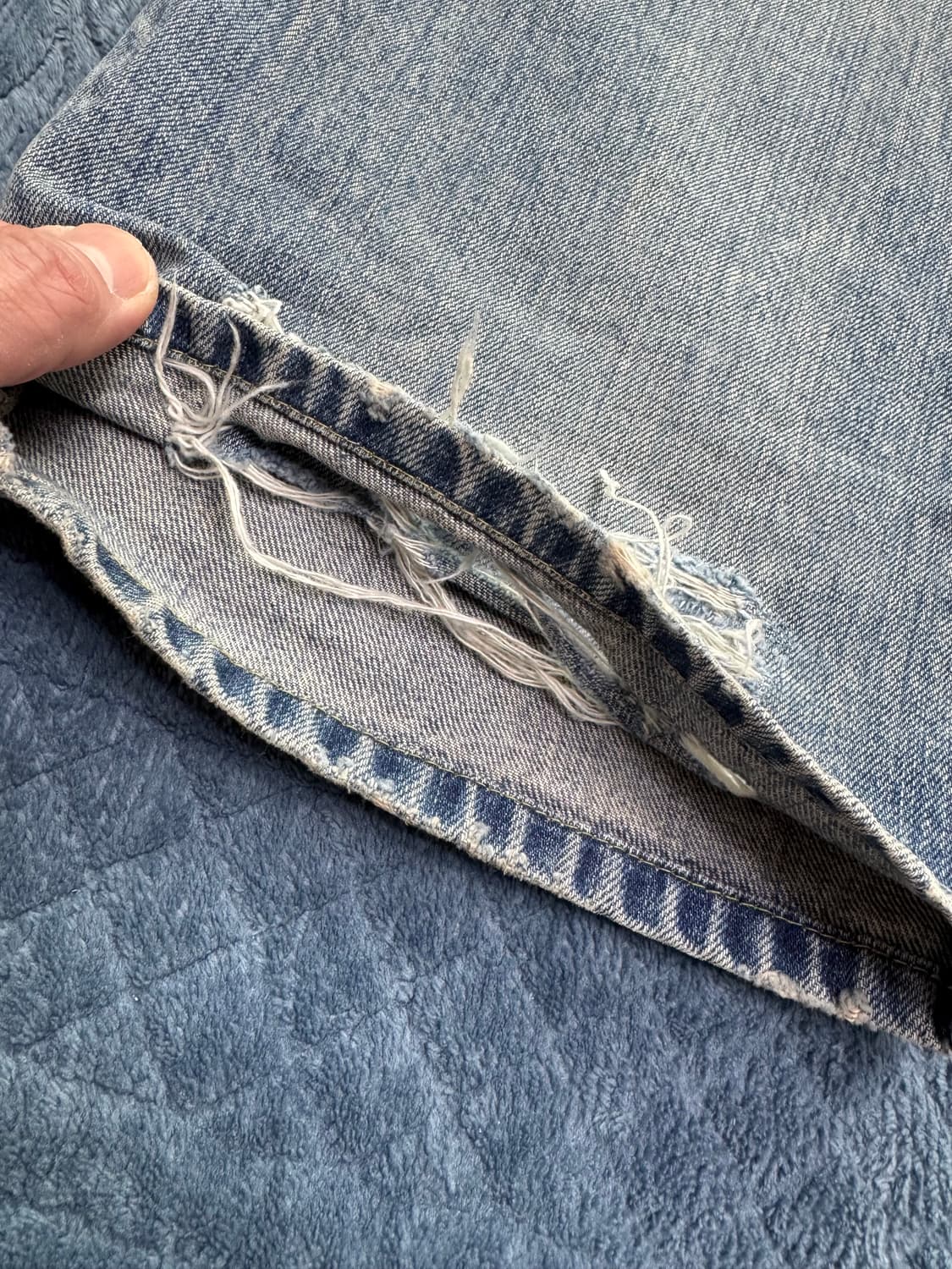 발렌시아가 인티그레이티드 벨트 데님 팬츠 L 상품이미지4