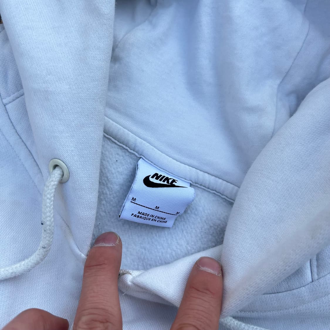 나이키(NIKE)화이트 후드집업 상품이미지4