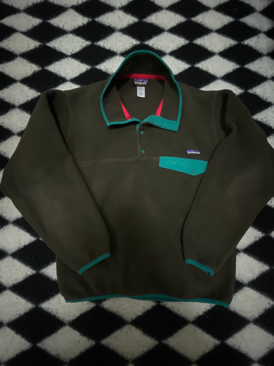 Patagonia 신칠라 브라운&그린 상품이미지1