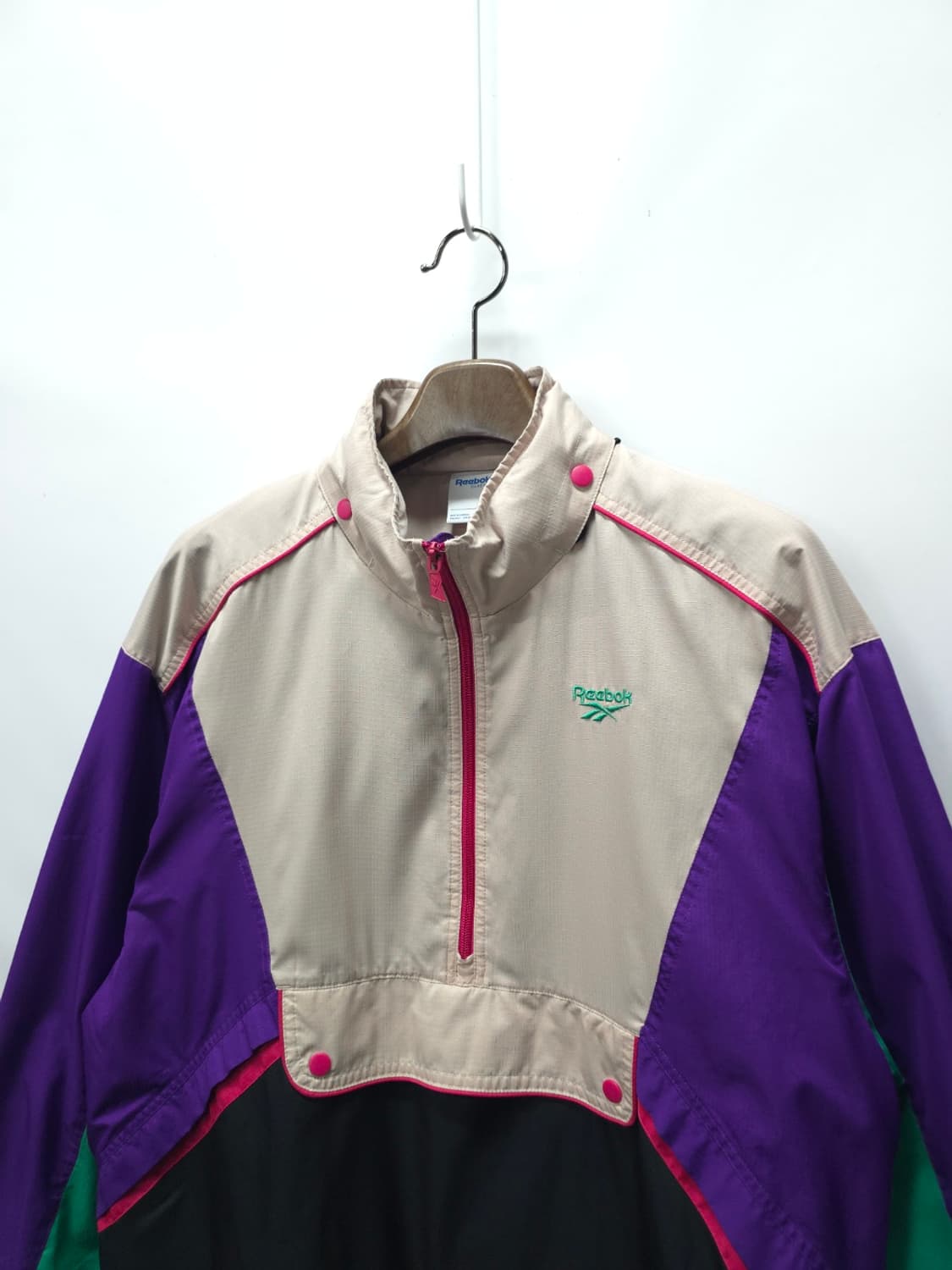 리복 클래식 CL F 레트로 트레일 하프 집업 아노락 (XL) 상품이미지2