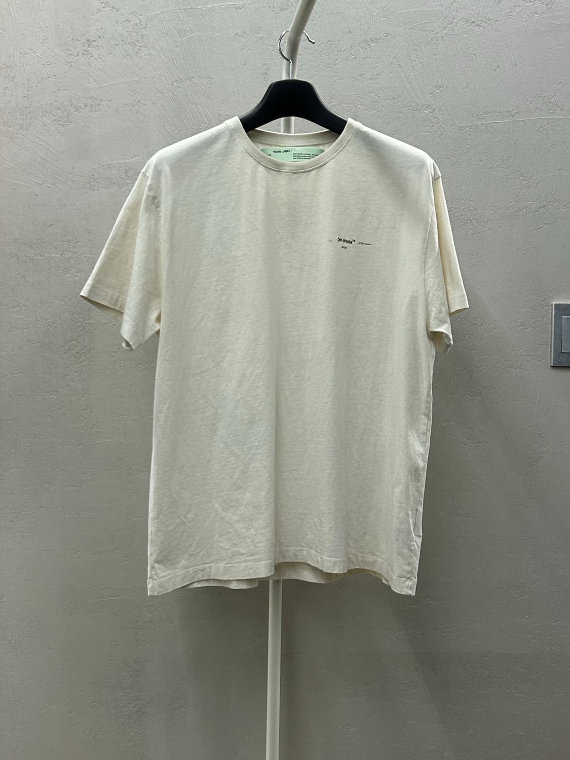 오프화이트 모네 프린트 반팔 티셔츠 상품이미지3