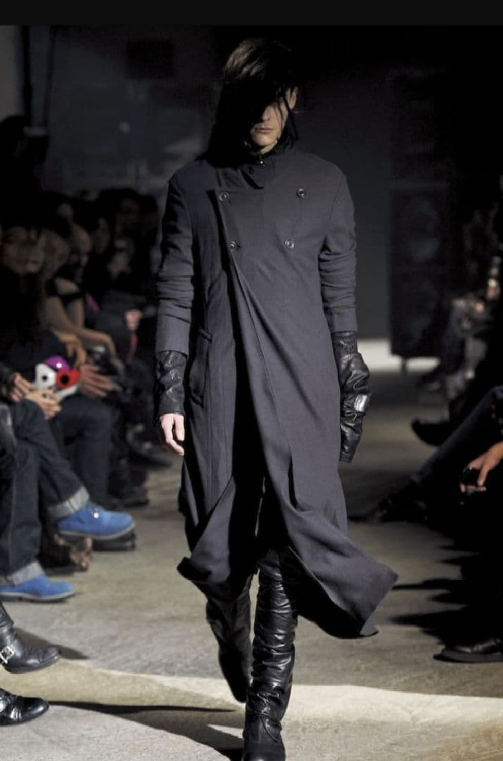 율리우스 클래식 하이넥 롱 코트 상품이미지1