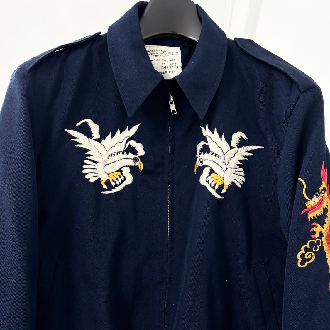 드래곤 자수 스카쟌 자켓 상품이미지6