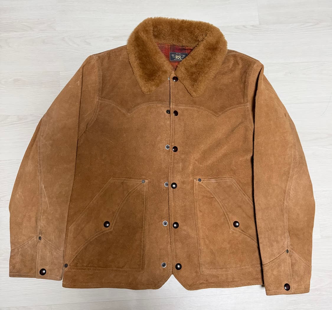 RRL 더블알엘 시어링 러프아웃 스웨이드 m 상품이미지3