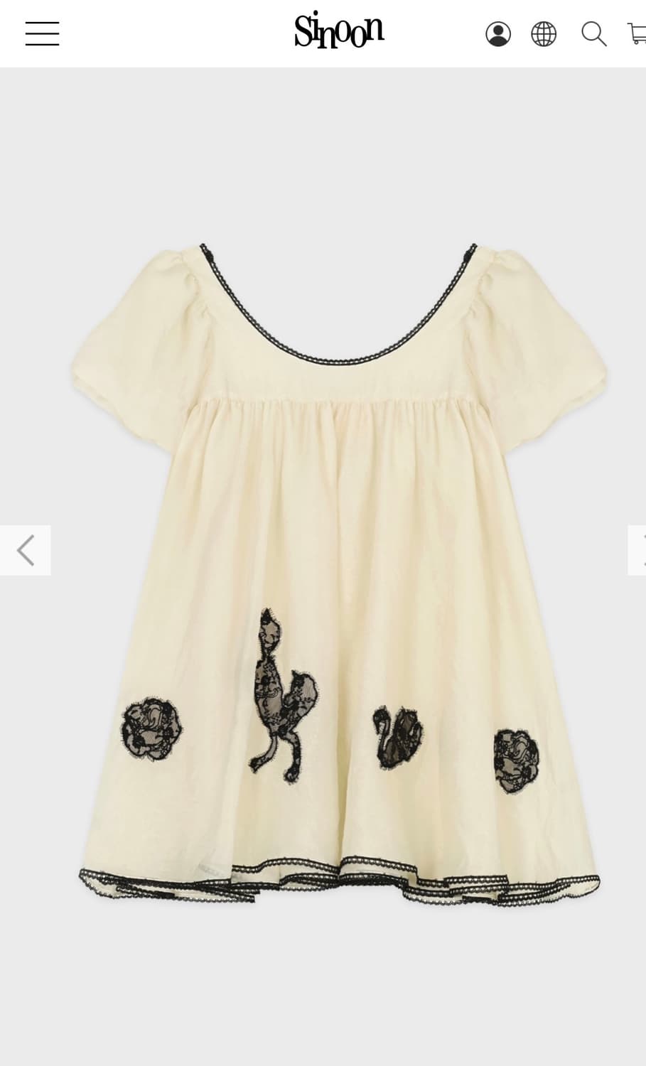 시눈 베이비돌 원피스 삽니다 (Sinoon horse babydoll) 상품이미지1