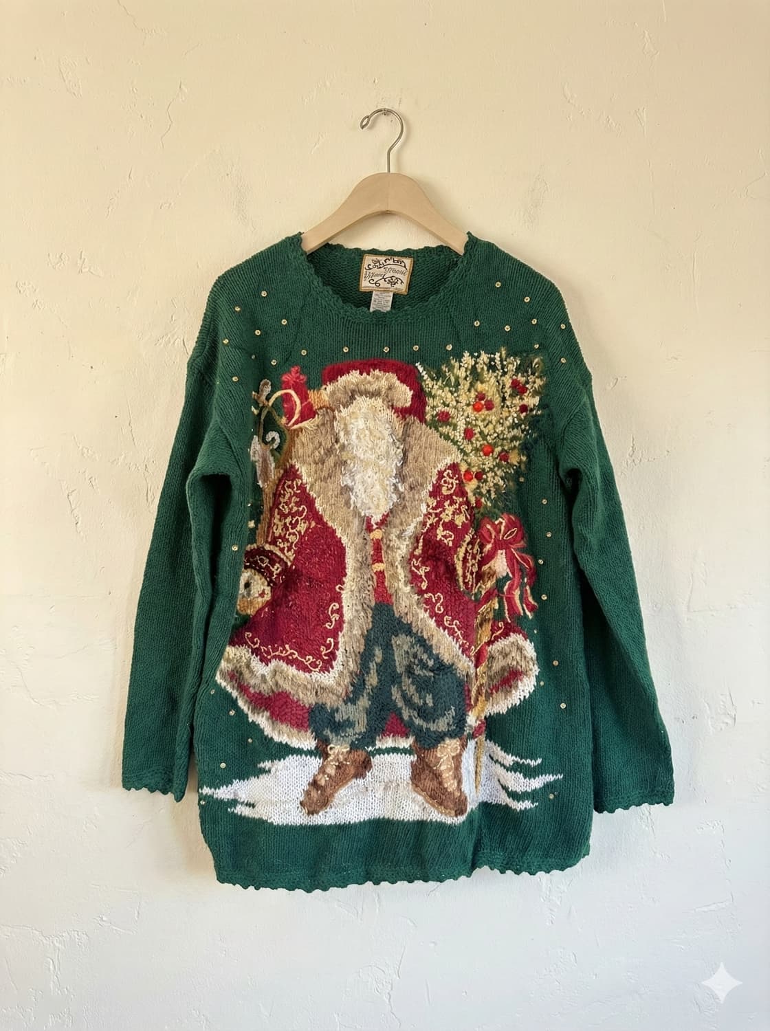 빈티지 Heirloom Collectibles 크리스마스 스웨터 상품이미지1