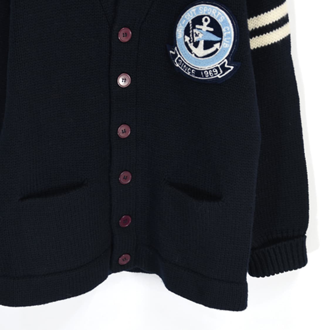 made in JAPAN WAY-OUT 숄칼라울가디건 상품이미지4