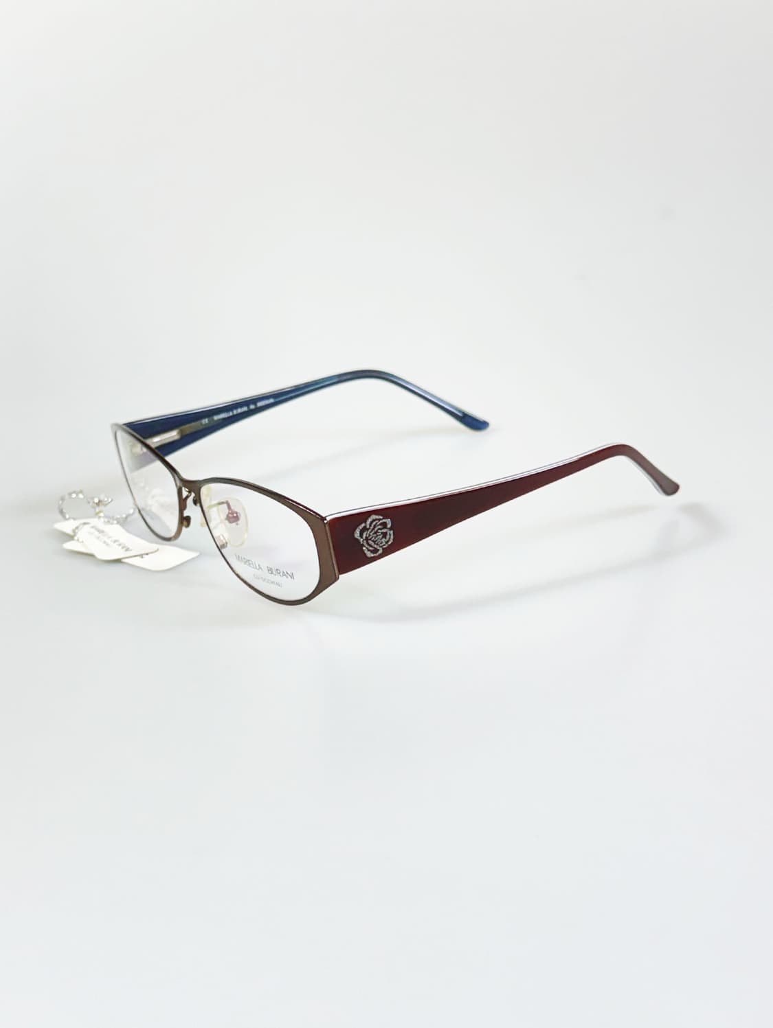 MARIELLA BURANI 퓨어 티타늄 슬림 스퀘어 빈티지 안경 상품이미지3