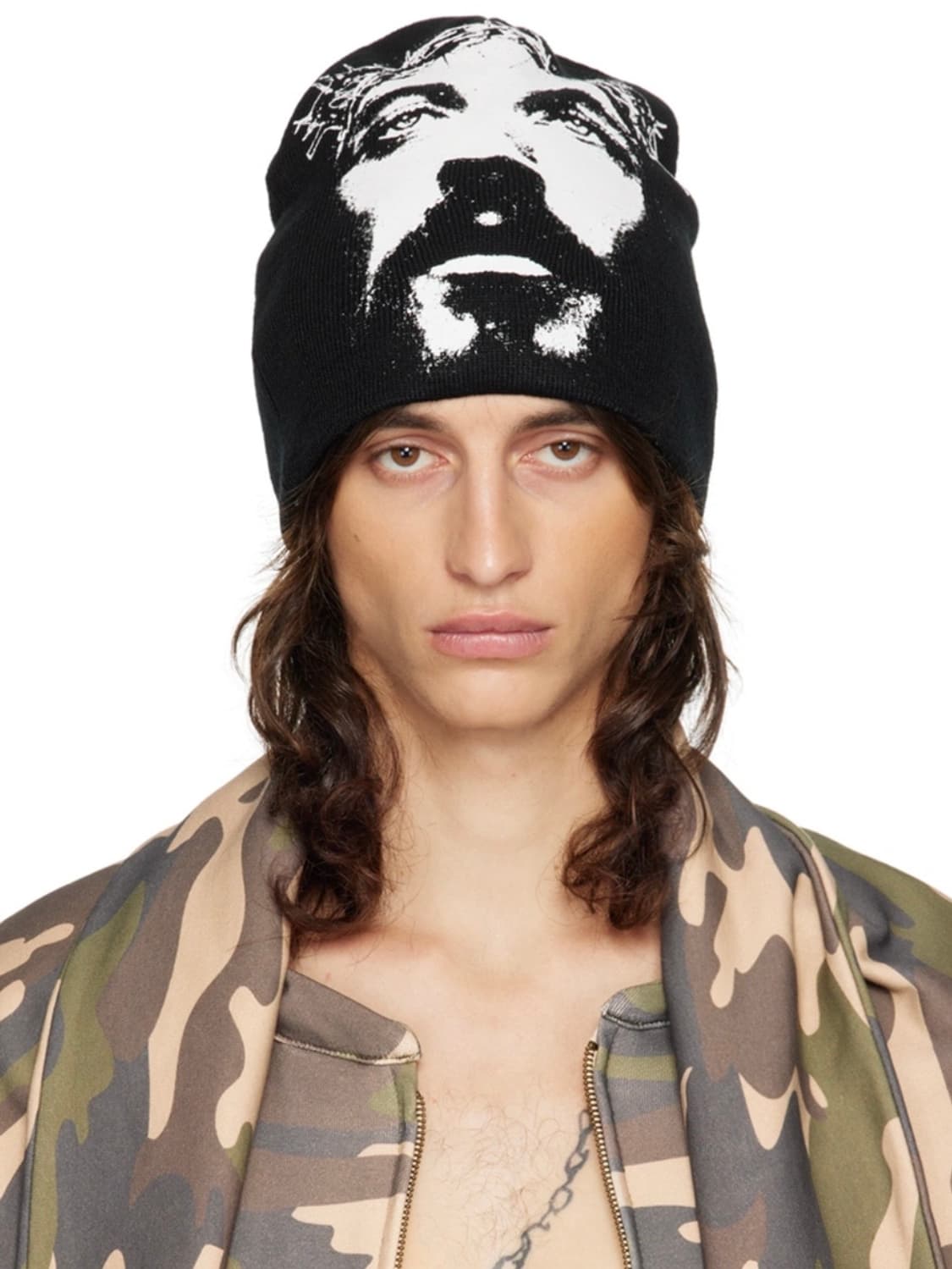 Praying black jesus beanie 상품이미지1
