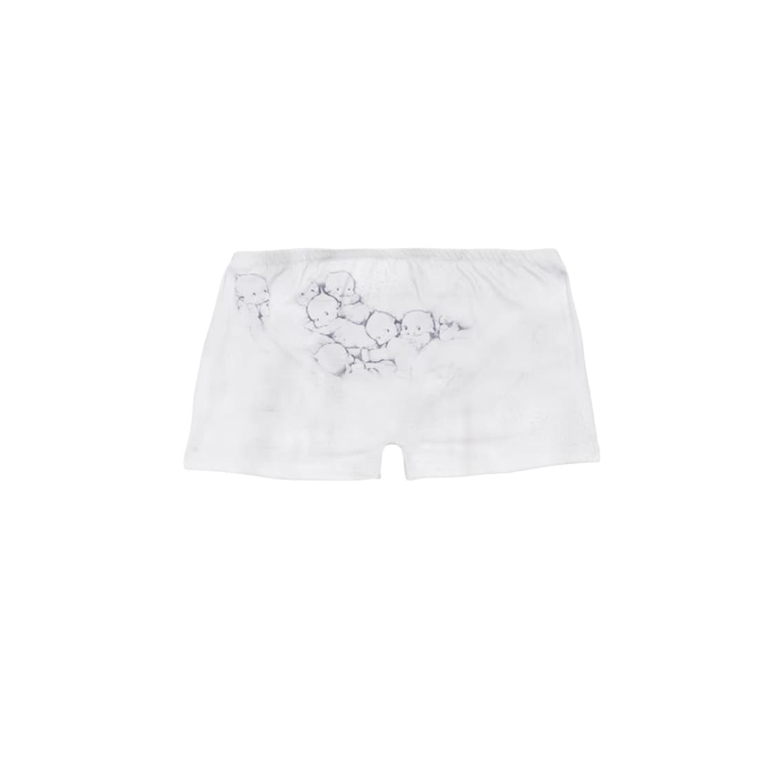 604서비스 마이크로 쇼츠 화이트 상품이미지2