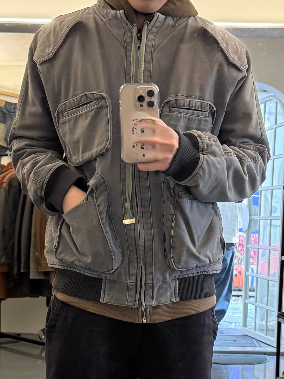 00s Armani jeans 워크자켓 상품이미지1