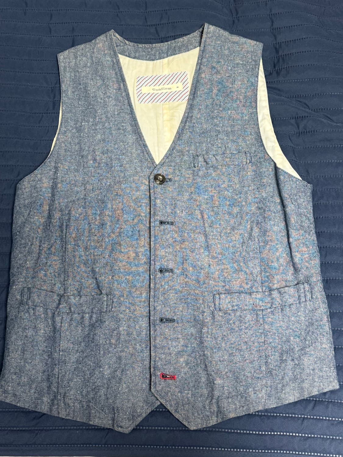 confirm 데님 조끼 상품이미지1