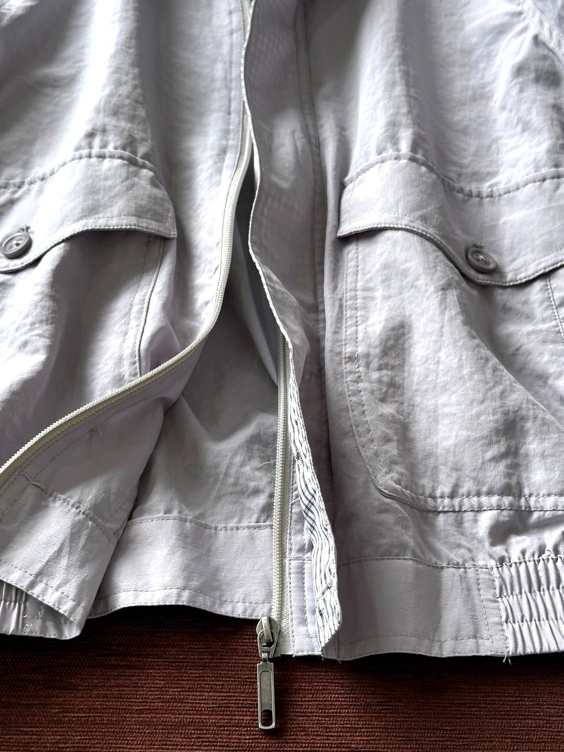 High count poly volume blouson 상품이미지2