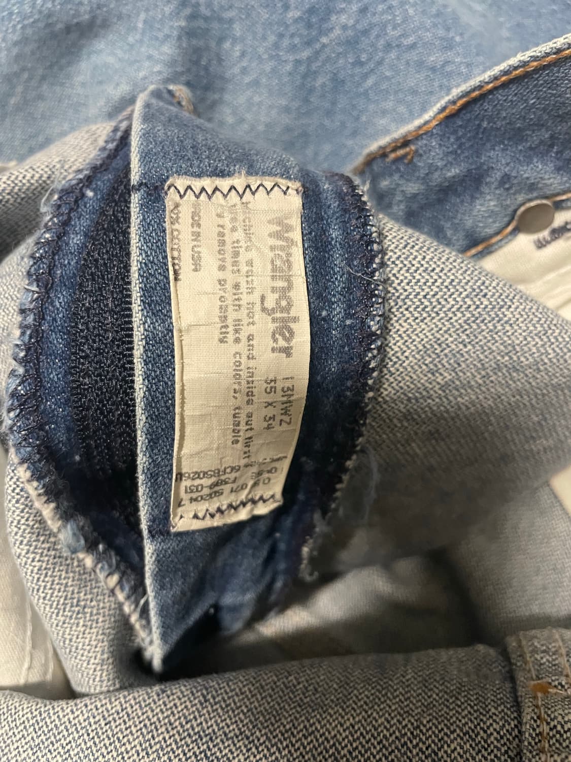 90s Wrangler Washing Denim pants(32size) 상품이미지4