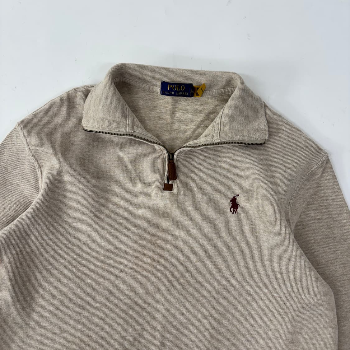 폴로 반집업 니트 상품이미지4