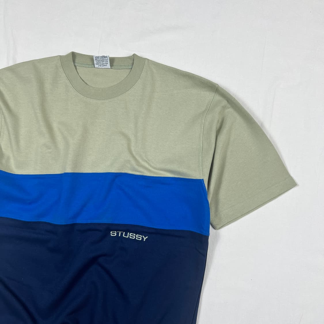 90‘s 스투시 stussy 스펠아웃 로고 반팔티 상품이미지2