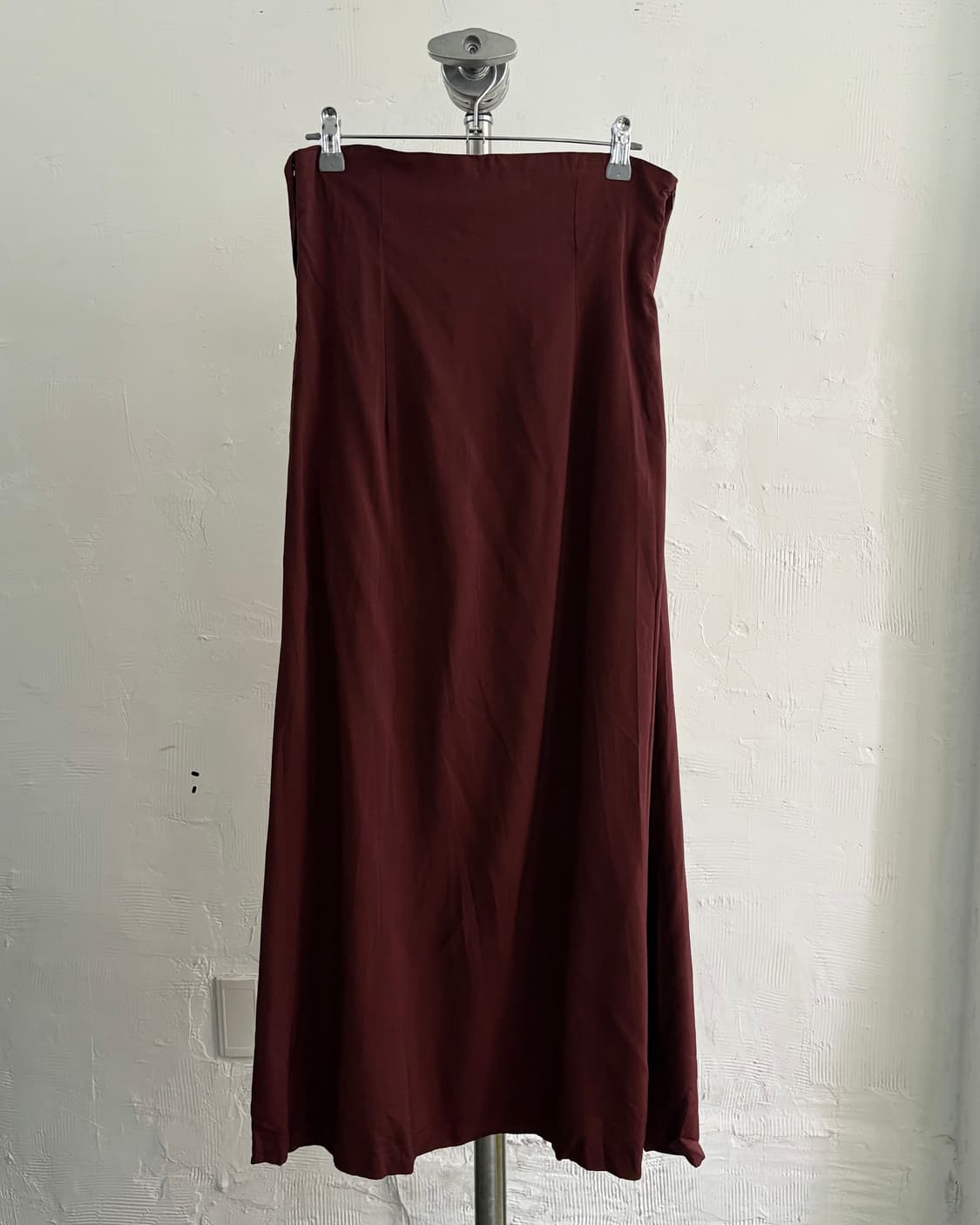 Yohji Yamamoto 요지야마모토 고딕 버건디 롱 스커트 상품이미지5