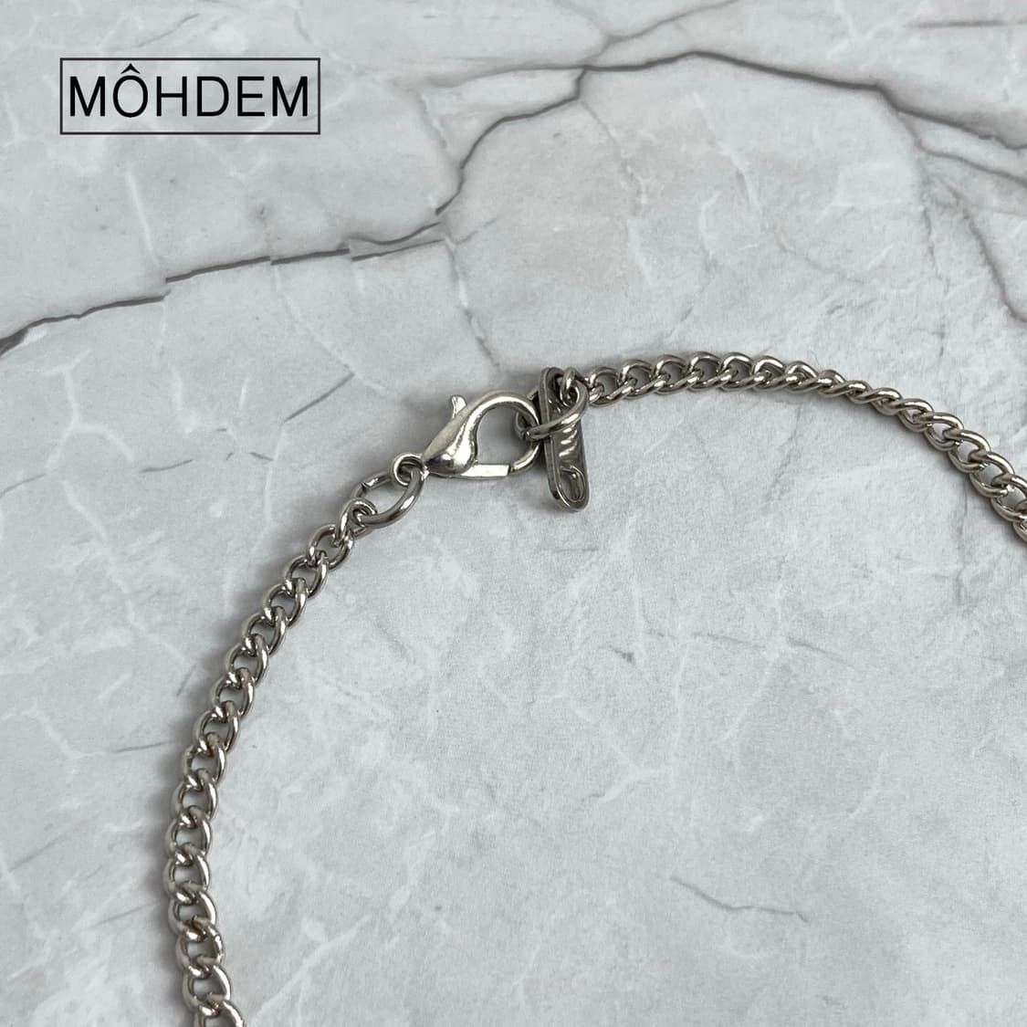 크로스4 실버 체인팔찌 상품이미지4