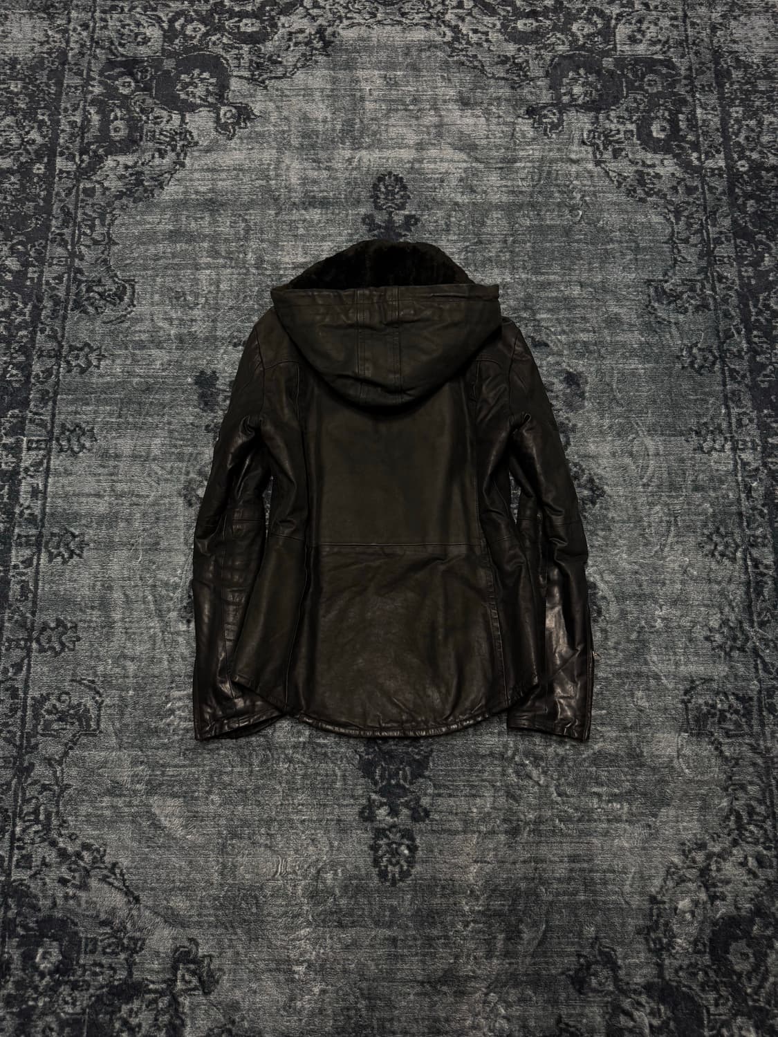 5351 pour les homme hood leather jacket 상품이미지6