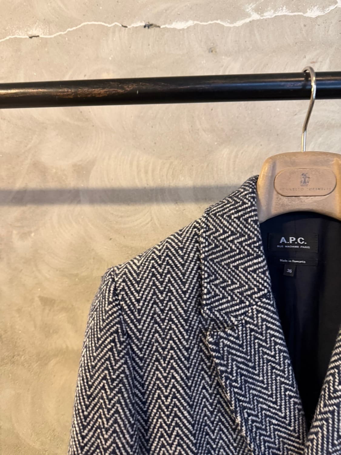 아페쎄 더블 브레스티드 코트 55 상품이미지3