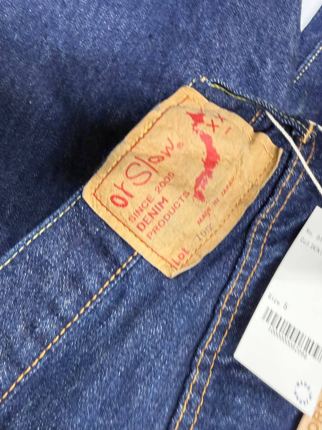 orslow 오어슬로우 105 원워시 5사이즈 상품이미지5