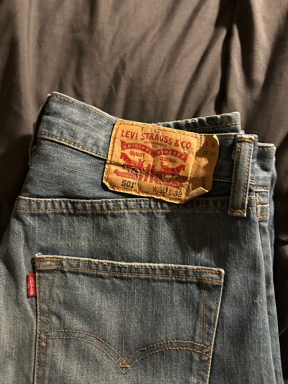 빈티지 리바이스 501 W30 L32 상품이미지1
