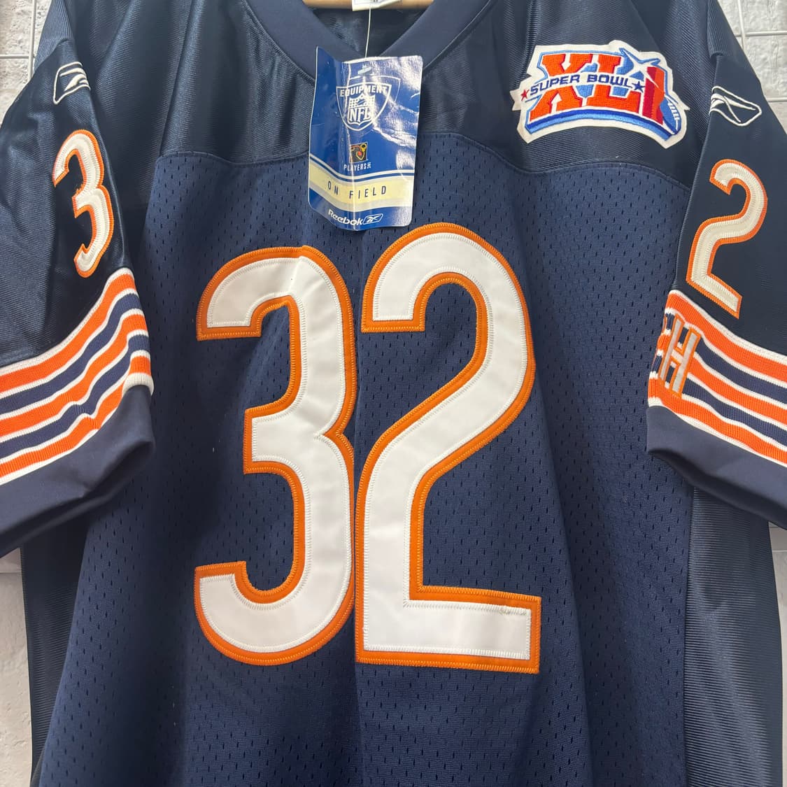 NFL X 리복 슈퍼볼 네이비 유니폼 져지 L 상품이미지5