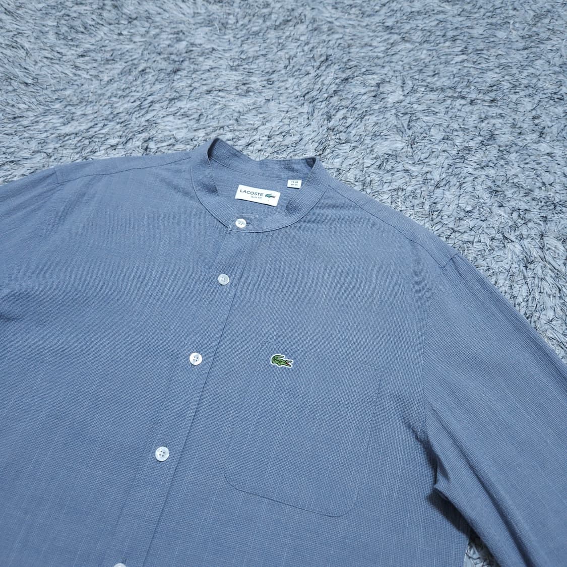 라코스테) M 남자 차이나카라 셔츠남방 / 왕눈이샵 상품이미지4