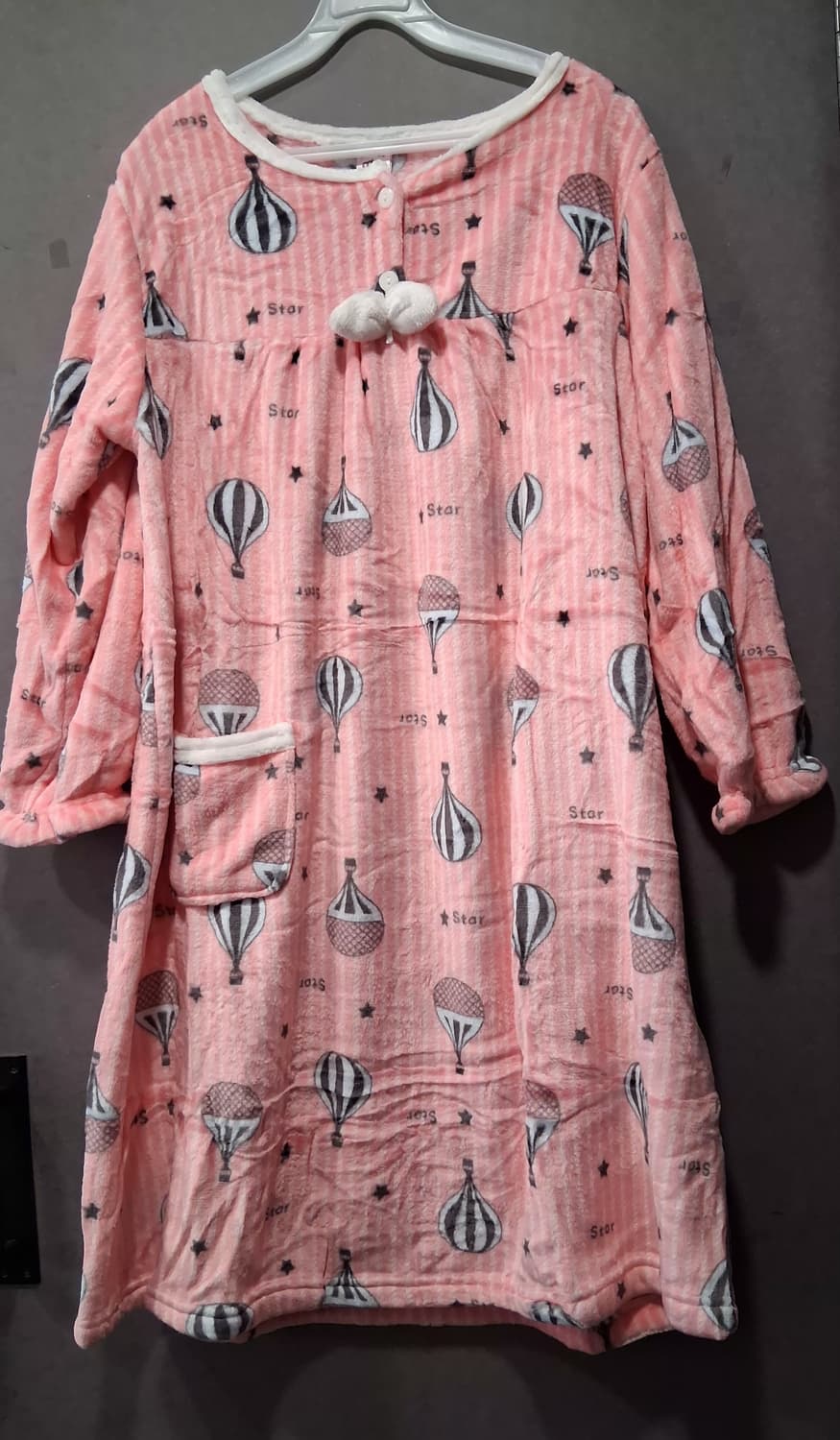 여잠옷원피스 수면원피스 스트라이프 상품이미지1