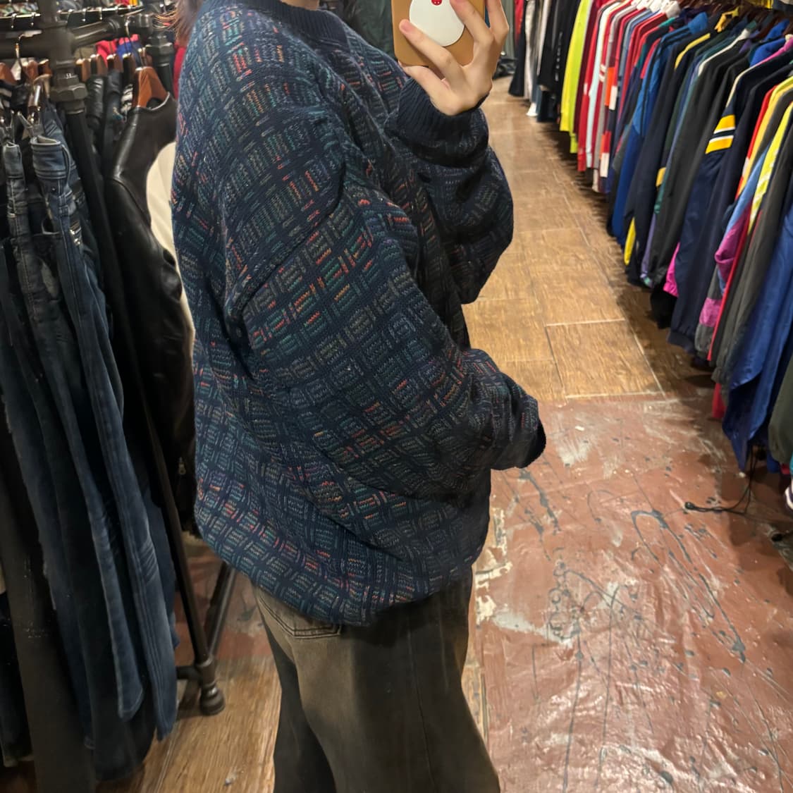 [Hi] 빈티지 아가일 패턴 니트 상품이미지4