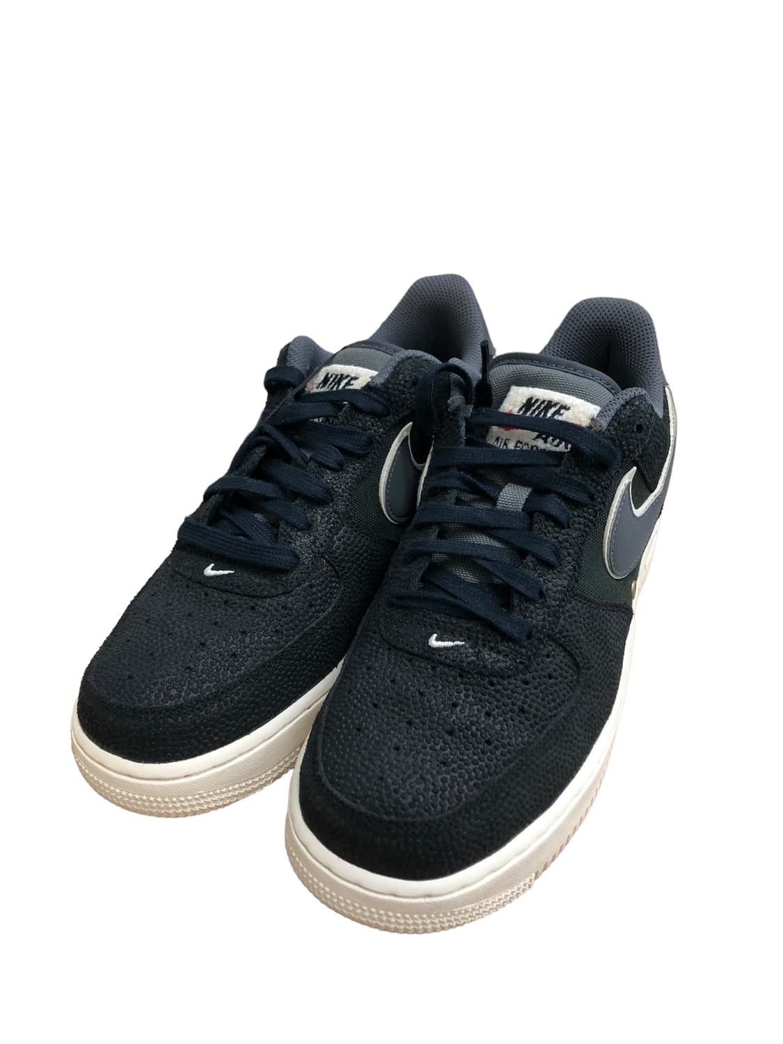 나이키 에어포스 로우 크로커다일 레더 블랙 240mm 상품이미지1