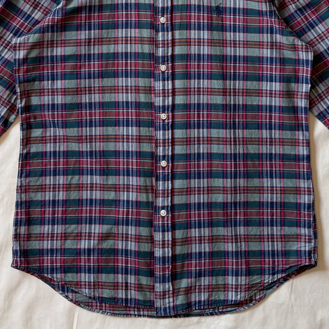 [M/100-102] 폴로 오리지널 마드라스 BD 셔츠 상품이미지4