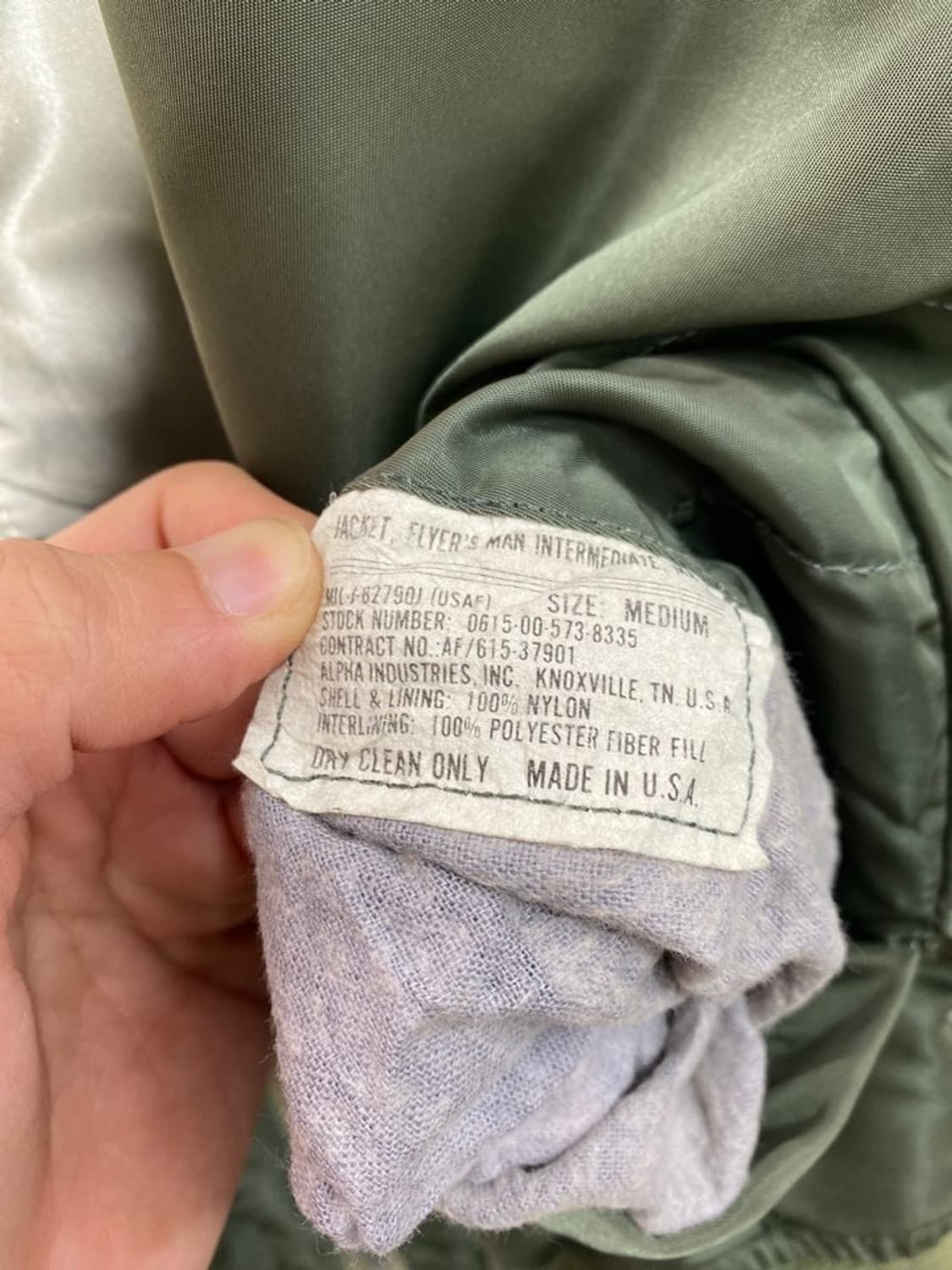 알파인더스트리 90s ma-1 상품이미지5