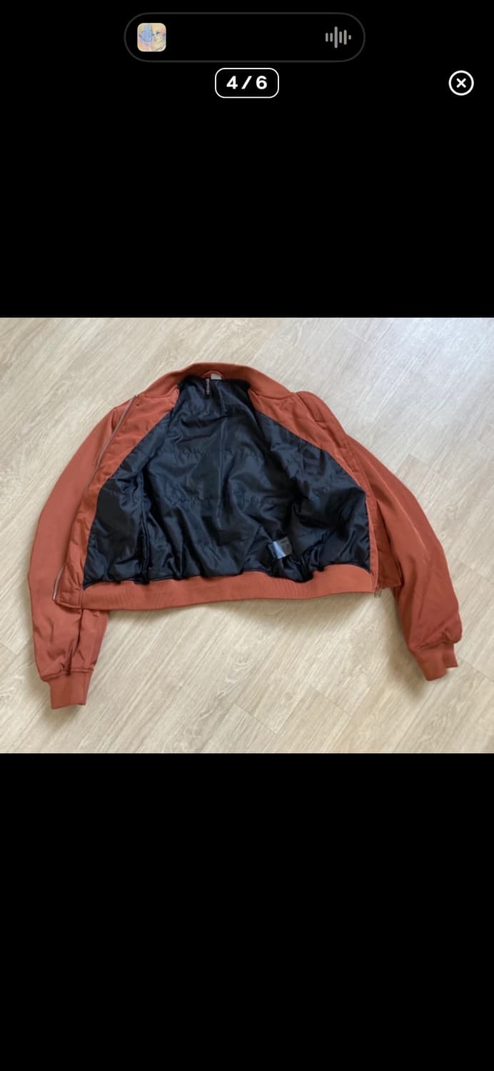 H&M 크롭 항공 간절기 봄버 상품이미지4