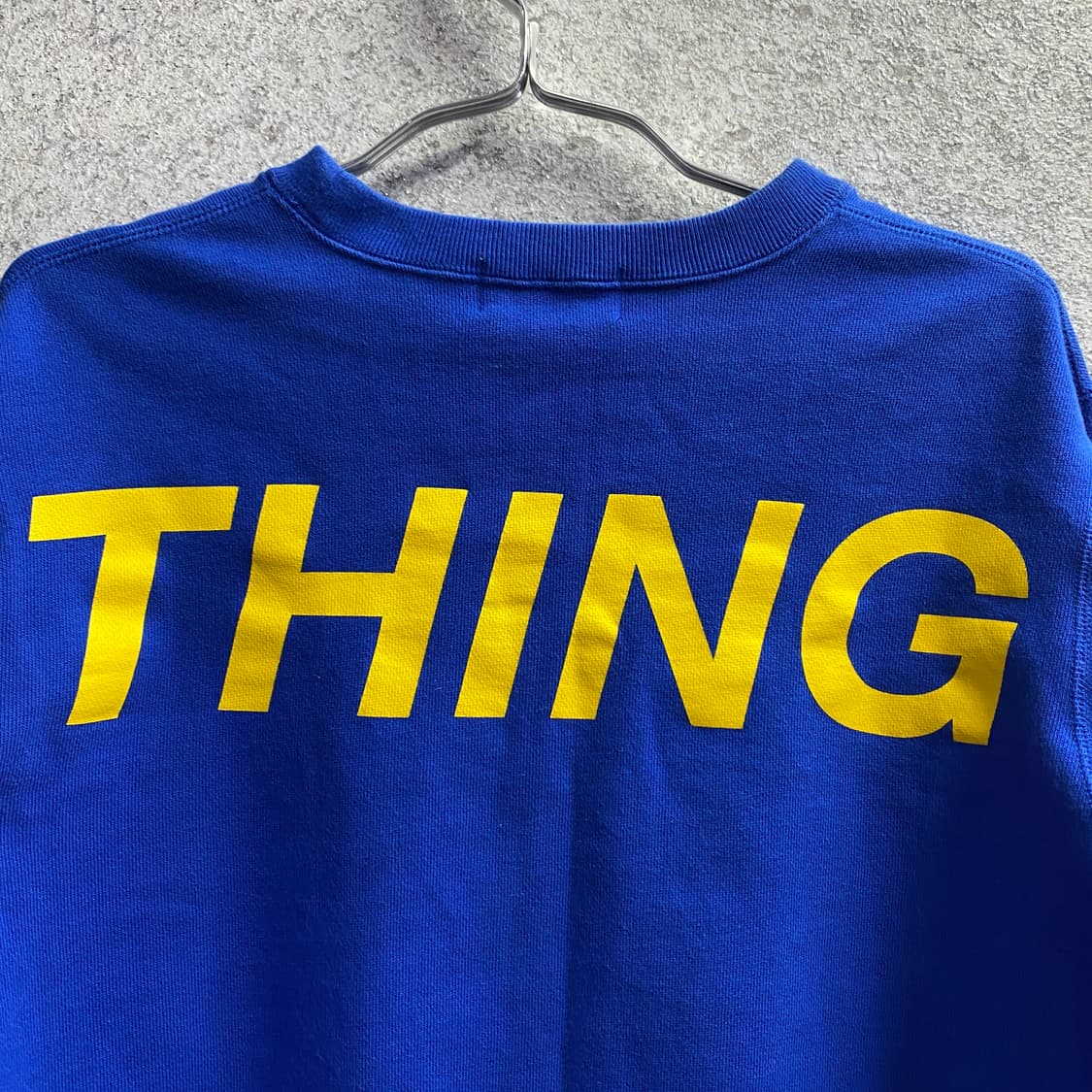 베이프 사루로고 블루 스웻셔츠 크루넥 맨투맨 B3891 상품이미지6