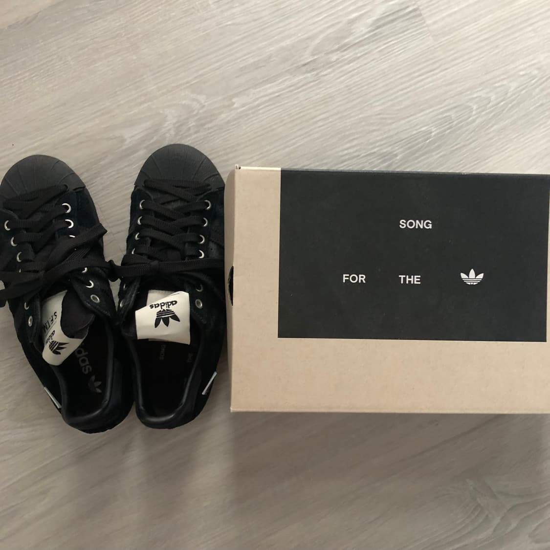 아디다스 x 송포더뮤트 슈퍼스타 블랙 us5 (jp230) 상품이미지3