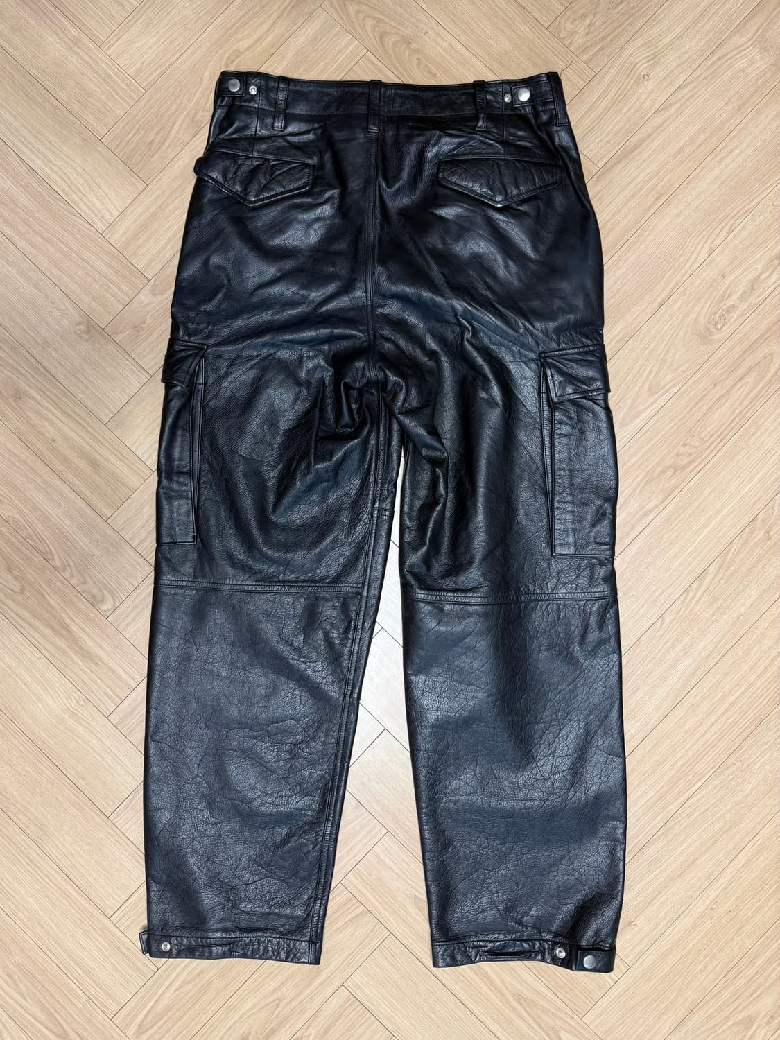 스투시 밀리터리 카고 가죽 바지 상품이미지2