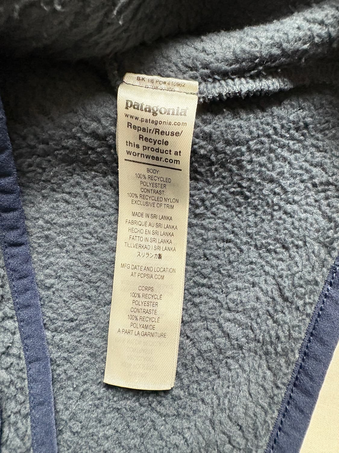 Patagonia 파타고니아 레트로 파일 플리스 후드 M 상품이미지5