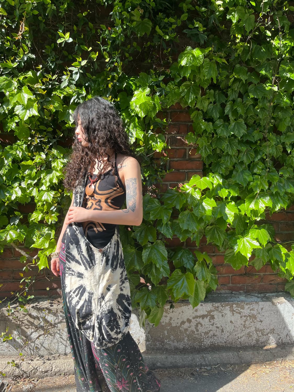 블랙 타이다이 크로스백 상품이미지2