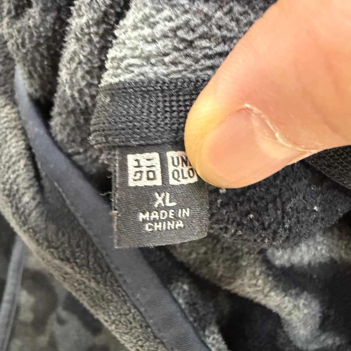 [XL] 유니클로 카모플라쥬 플리스 후드집업 0107T1 상품이미지3