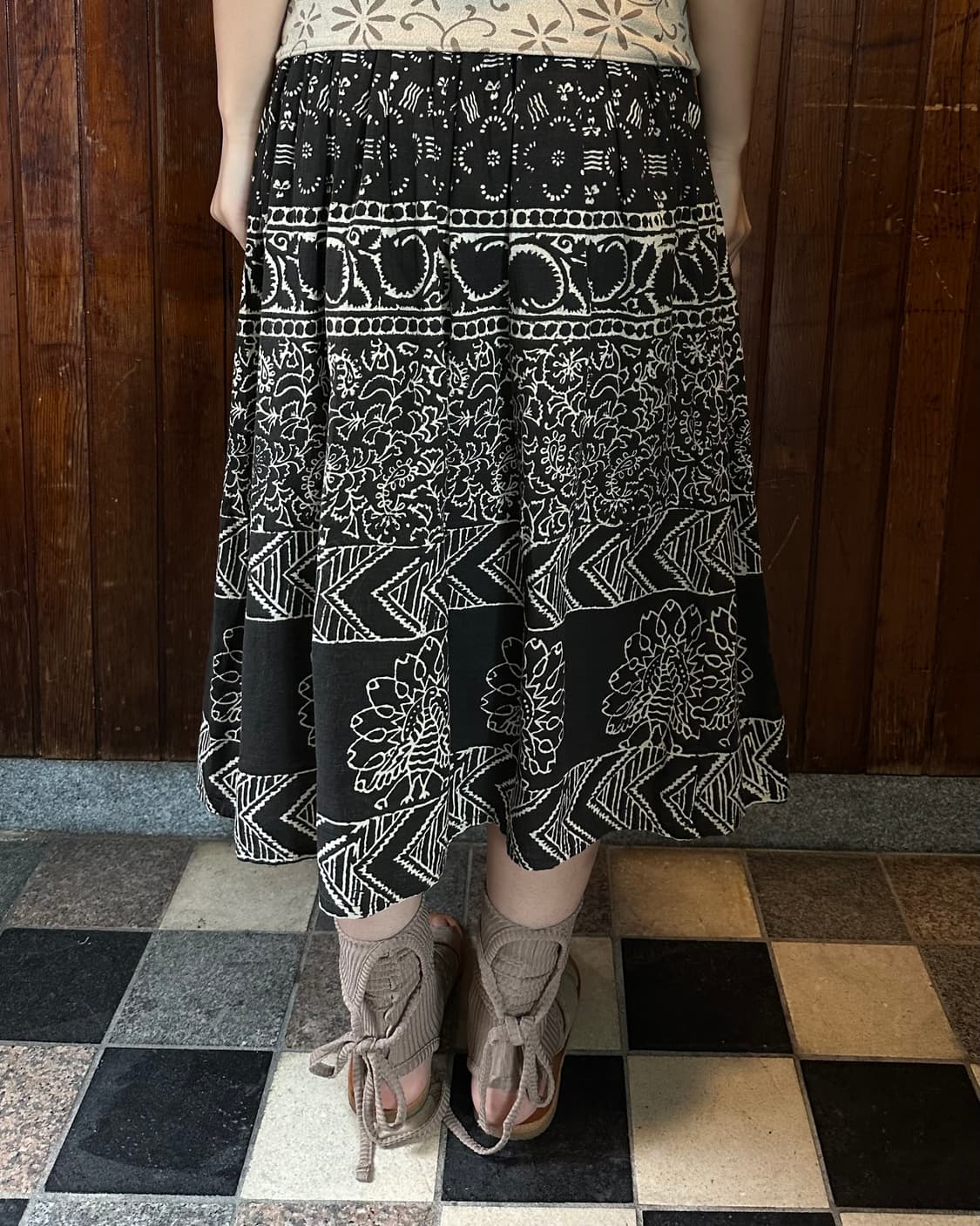 india cotton skirt 상품이미지1