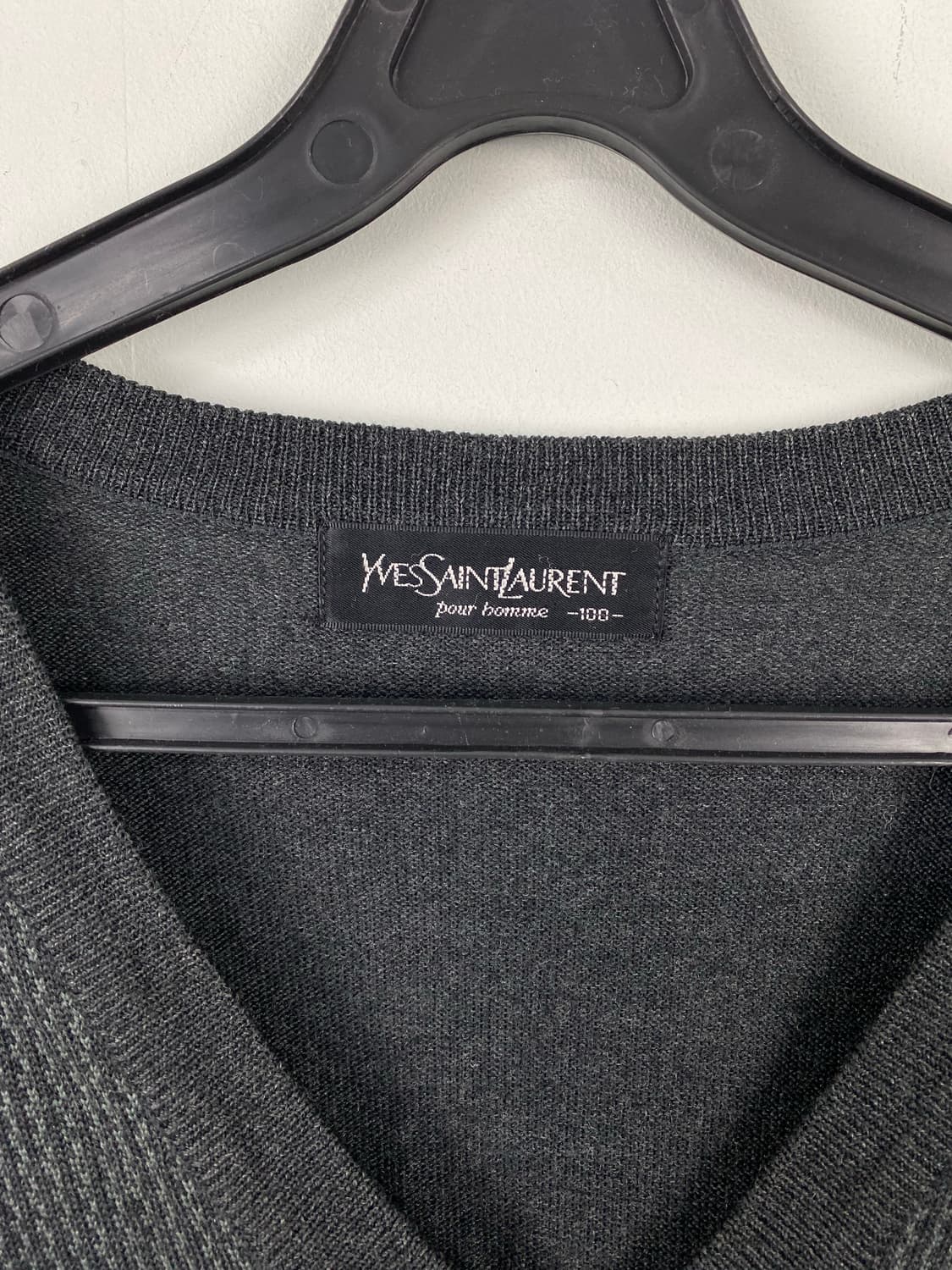 입생로랑 YSL 브이넥 니트 L <517> 상품이미지4