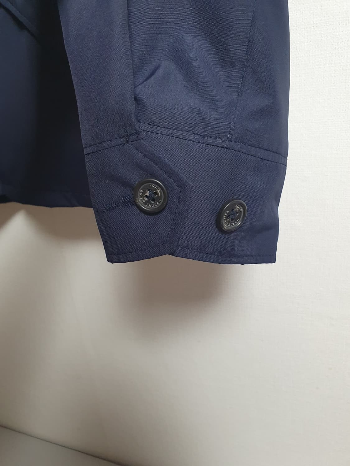 폴로랄프로렌 체크안감 집업 자켓 네이비 S 상품이미지5